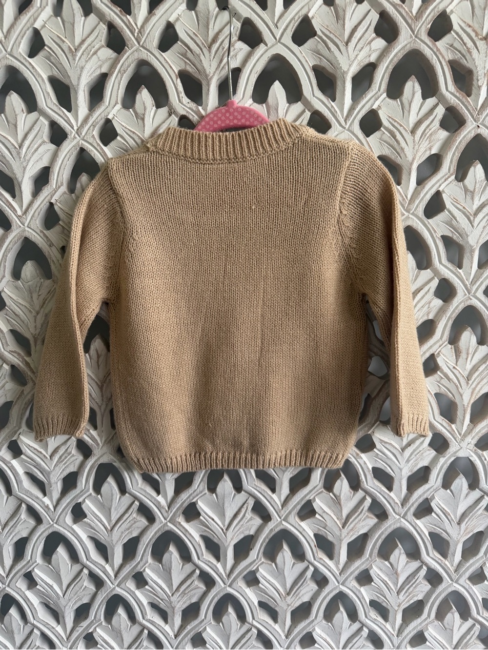 Nicole Miller Sweater Cardigan with Bow Appliqués, 12M - Picture 3 of 5